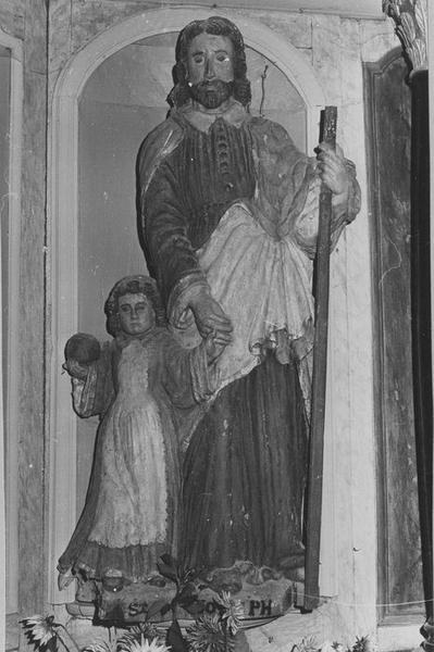 groupe sculpté : saint Joseph et l'enfant, vue générale - © Ministère de la Culture (France), Médiathèque du patrimoine et de la photographie (objets mobiliers), tous droits réservés