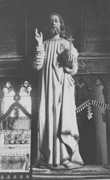 statue : saint Sauveur, vue générale - © Ministère de la Culture (France), Médiathèque du patrimoine et de la photographie (objets mobiliers), tous droits réservés