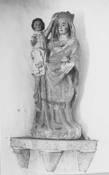 statue : Vierge à l'enfant, vue générale - © Ministère de la Culture (France), Médiathèque du patrimoine et de la photographie (objets mobiliers), tous droits réservés