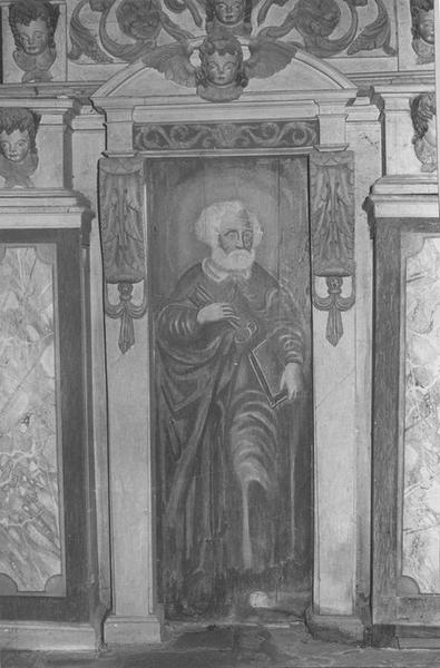 retable du maître-autel, détail : saint Pierre