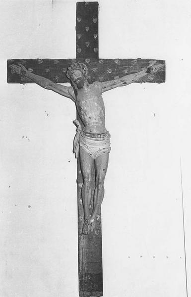 statue : Christ en croix, vue générale - © Ministère de la Culture (France), Médiathèque du patrimoine et de la photographie (objets mobiliers), tous droits réservés