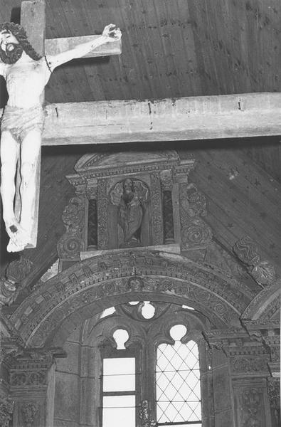 retable du maître-autel, vue partielle