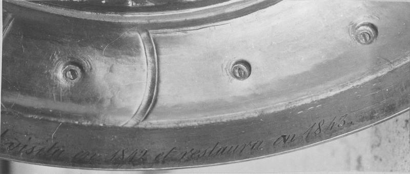 calice, détail de l'inscription - © Ministère de la Culture (France), Médiathèque du patrimoine et de la photographie (objets mobiliers), tous droits réservés