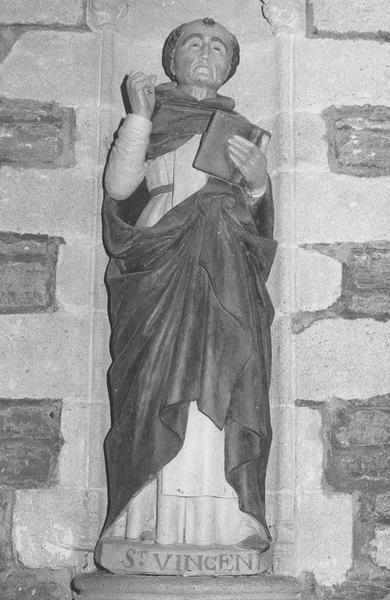 statue : saint Vincent Ferrier, vue générale