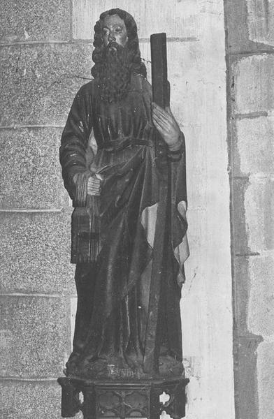 statue : saint André, vue générale