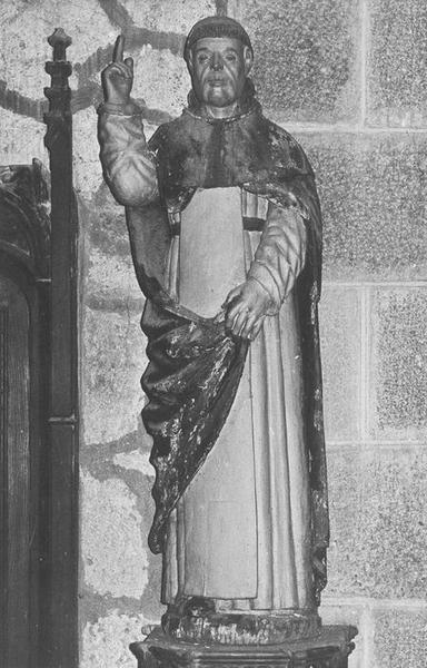 statue : saint Vincent Ferrier, vue générale