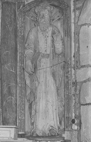 statue : saint Joseph d'Arimathie (?), vue générale - © Ministère de la Culture (France), Médiathèque du patrimoine et de la photographie (objets mobiliers), tous droits réservés