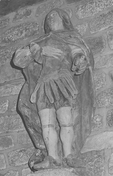 statue : saint Adrien, vue générale - © Ministère de la Culture (France), Médiathèque du patrimoine et de la photographie (objets mobiliers), tous droits réservés