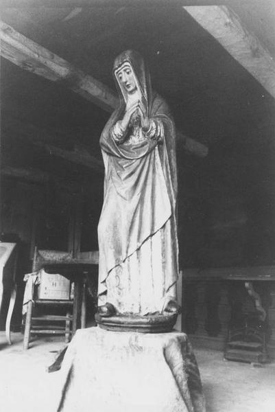 statue dite Notre-Dame-de-Locmaria : Vierge à l'enfant, vue générale