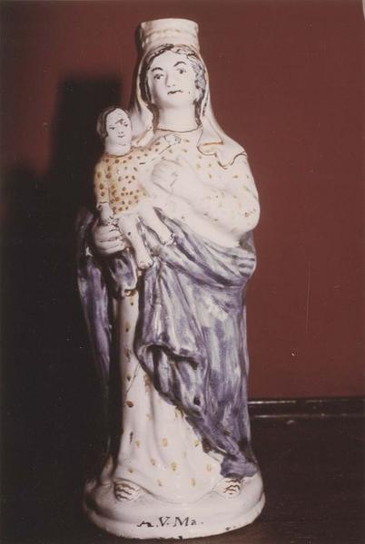 statue (statuette) dite Ave Maria : Vierge à l'enfant, vue générale