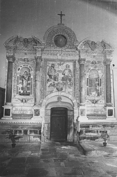 retable, bas-relief : Trinité (la), vue générale - © Ministère de la Culture (France), Médiathèque du patrimoine et de la photographie (objets mobiliers), tous droits réservés