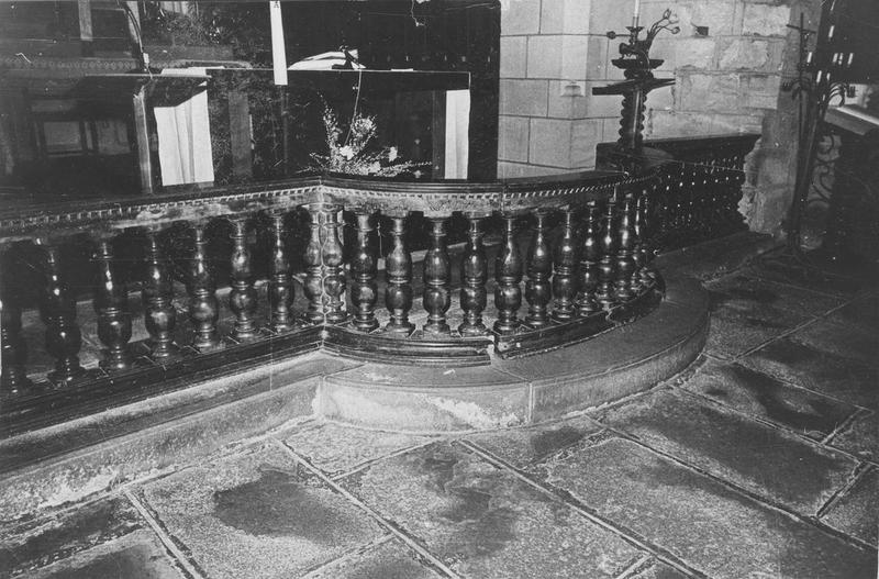 clôture de choeur (table de communion), vue générale - © Ministère de la Culture (France), Médiathèque du patrimoine et de la photographie (objets mobiliers), tous droits réservés