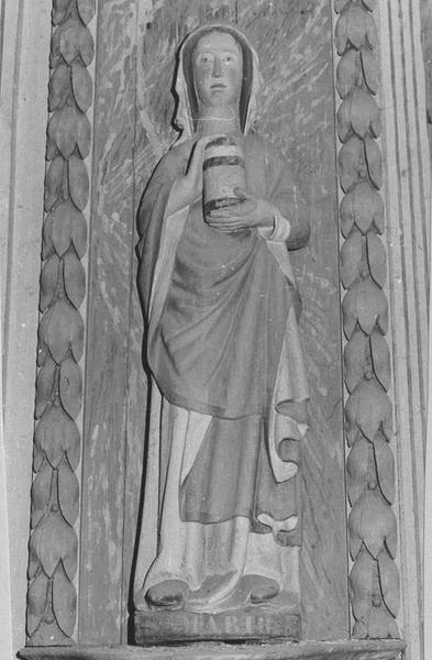 statue : sainte Marie l'Egyptienne, vue générale