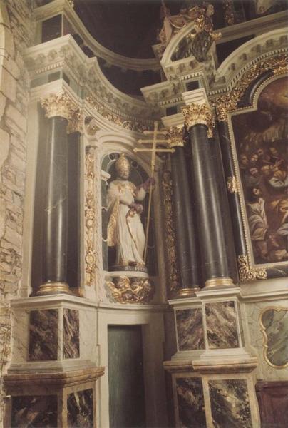 retable du maître-autel, vue partielle