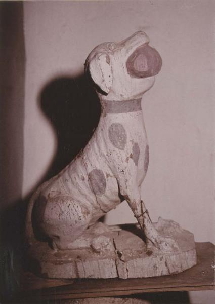 groupe sculpté : saint Roch et son chien, détail - © Ministère de la Culture (France), Médiathèque du patrimoine et de la photographie (objets mobiliers), tous droits réservés