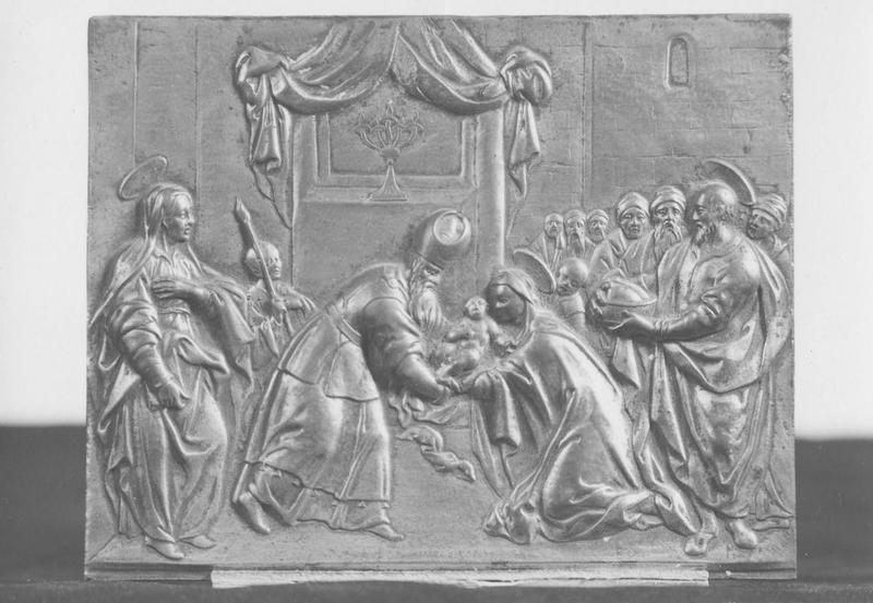bas-relief : présentation de Jésus au temple (la), vue générale