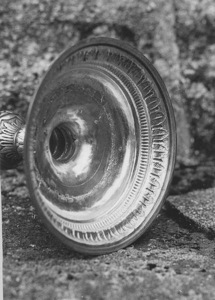 calice, détail du pied