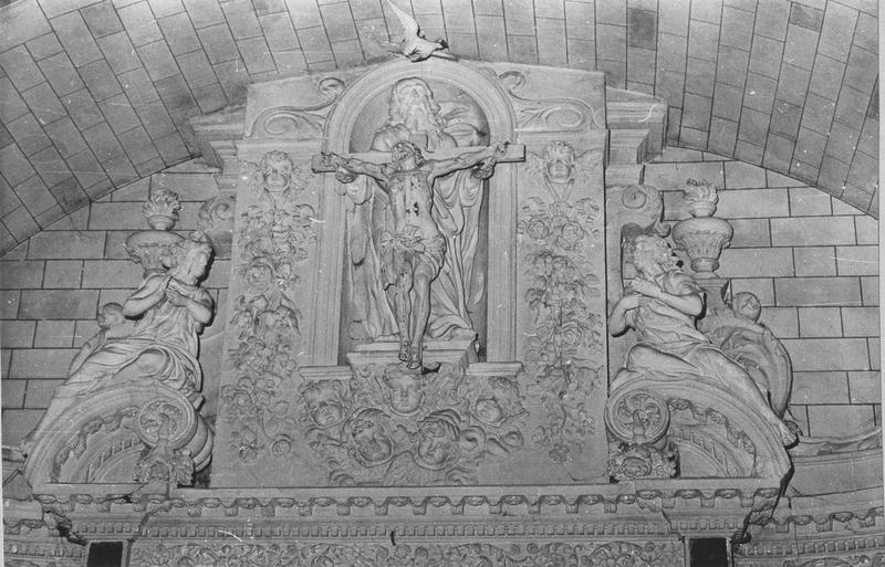 groupe sculpté : Trinité (la), vue générale - © Ministère de la Culture (France), Médiathèque du patrimoine et de la photographie (objets mobiliers), tous droits réservés