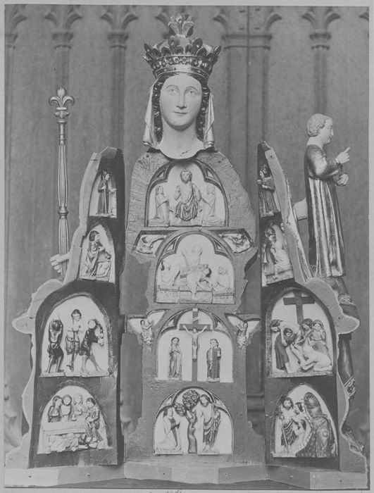 statue dite Notre-Dame-de-Quelven : Vierge à l'Enfant