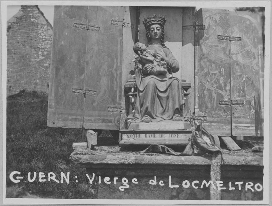 statue, niche dite Notre-Dame-de-Joie : Vierge à l'Enfant allaitant