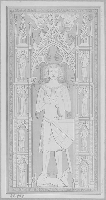 dalle funéraire de Pierre de Broerec
