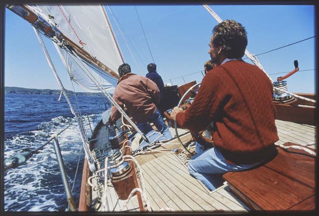 bateau de croisière (ketch) yacht à voiles, dit Khayyam, ex Zwerver, ex Actéon