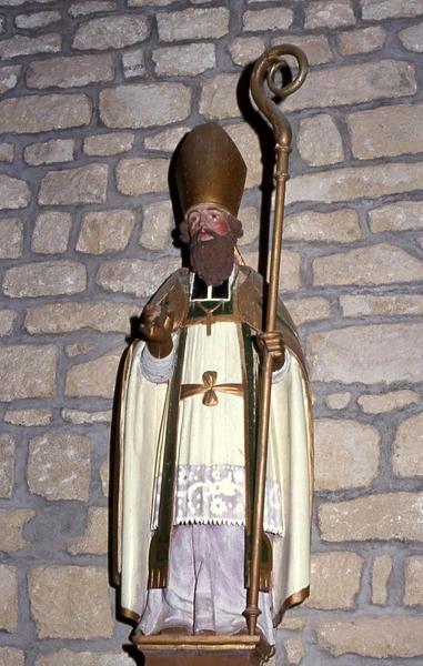 statue : Saint évêque - © Monuments historiques