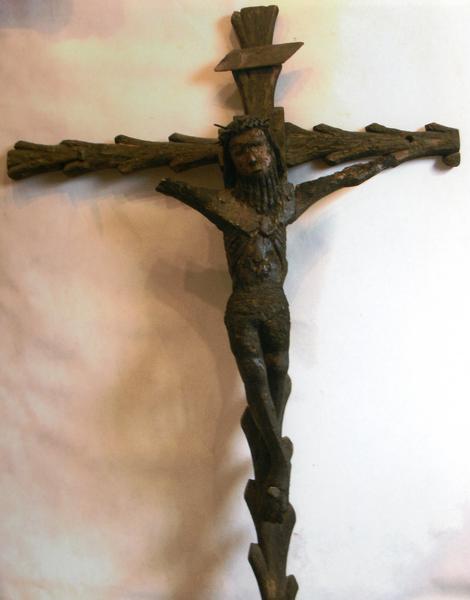 statue de poutre de gloire : Christ en croix - © Monuments historiques