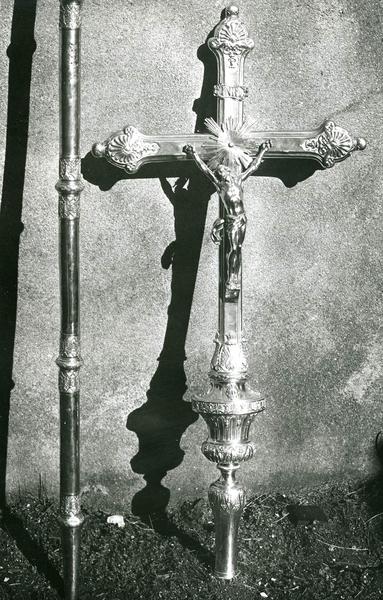 croix de procession et sa hampe - © Monuments historiques