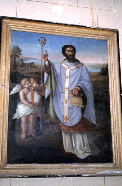 tableau : Saint Gildas dans le décor de la presqu'île de Rhuys - © Monuments historiques
