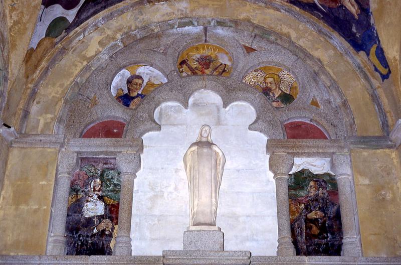 peintures monumentales : Scènes de pèlerinages et du Sacré-Coeur