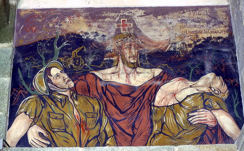 peintures monumentales : Scènes de pèlerinages et du Sacré-Coeur