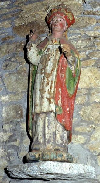 statue : Saint évêque (Saint Goal ?) - © Monuments historiques
