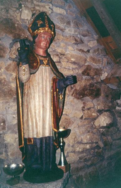 statue : Saint évêque (Saint Goal ?) - © Monuments historiques