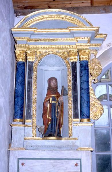 deux statues : Saint Antoine et Vierge à l'Enfant