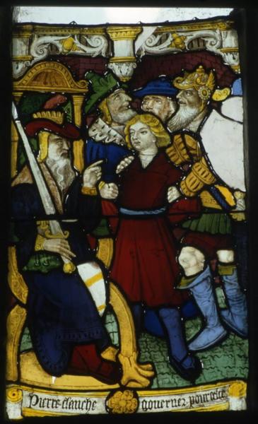 fragment de verrière - © Monuments historiques