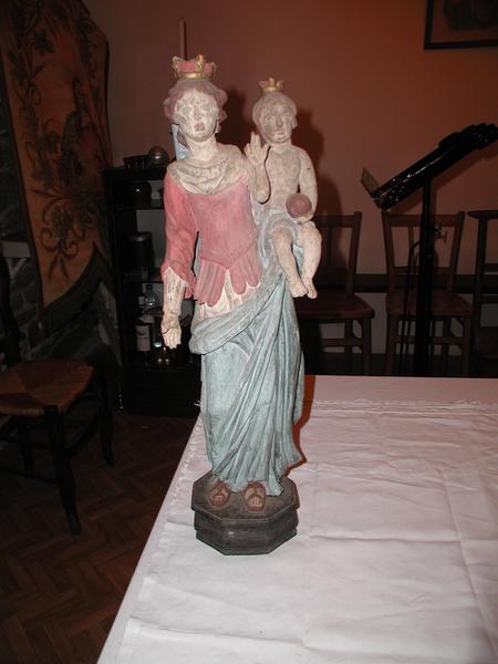 statue (statuette) : Vierge à l'Enfant - © Monuments historiques