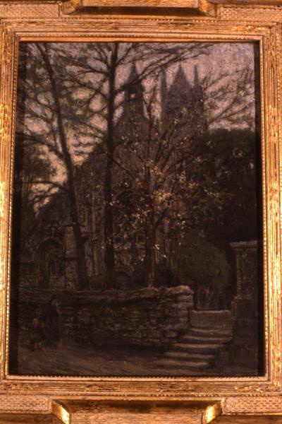 dessin : Eglise de Langonnet - © Monuments historiques