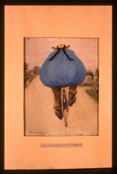 dessin : Le Cultivateur mécanique - © Monuments historiques