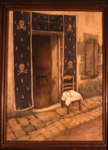 dessin : Maison en deuil - © Monuments historiques