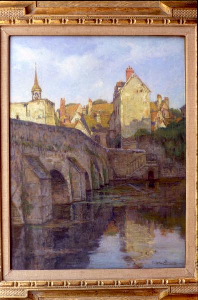 dessin : Vieux Chartres au bord de l'Eure - © Monuments historiques