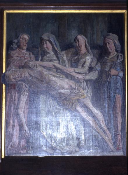 tableau : Descente de Croix St Nicolas - Priziac - © Monuments historiques