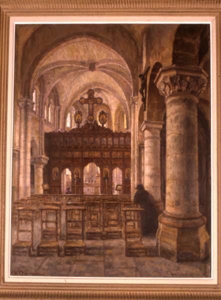 tableau : Intérieur d'église - © Monuments historiques