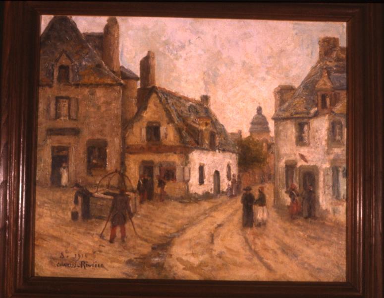 tableau : Maison sur la place du Faouët - © Monuments historiques