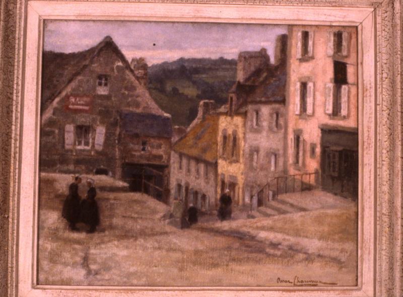 tableau : Pont-Croix, la rue Chair - © Monuments historiques