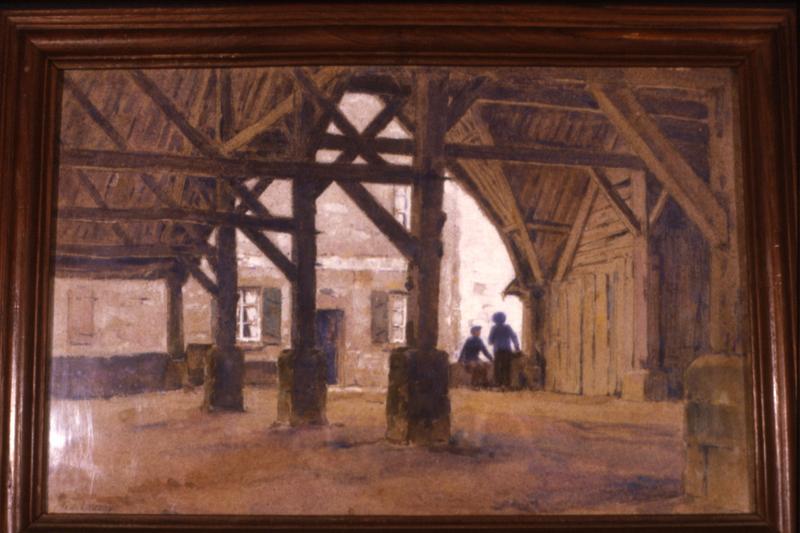 tableau : Vue des Halles - © Monuments historiques