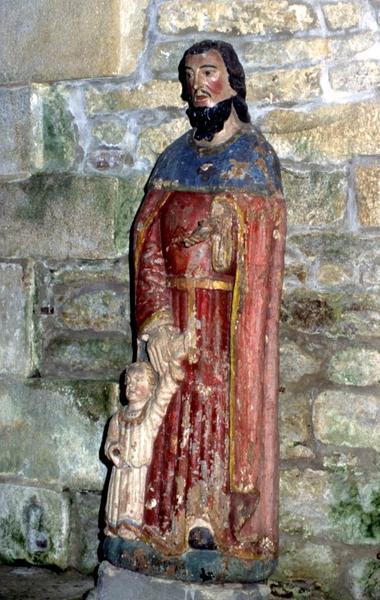 groupe sculpté : Saint Joseph et l'Enfant - © Monuments historiques