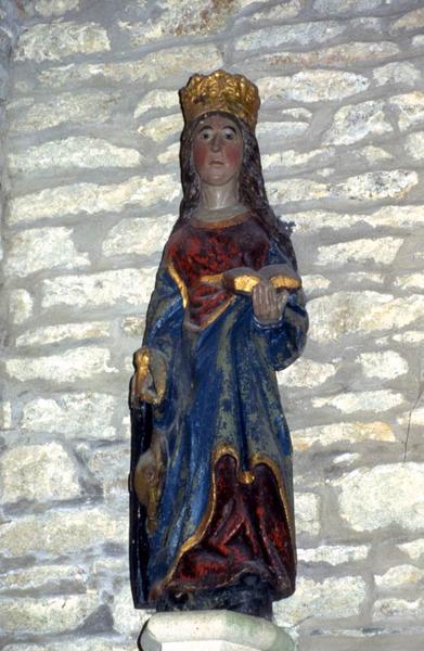 statue : Sainte Catherine - © Monuments historiques