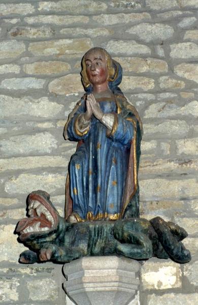 statue : Sainte Marguerite - © Monuments historiques