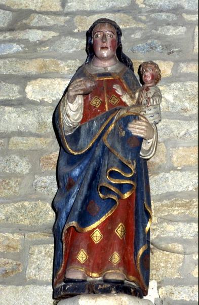 statue : Vierge à l'Enfant n°1 - © Monuments historiques